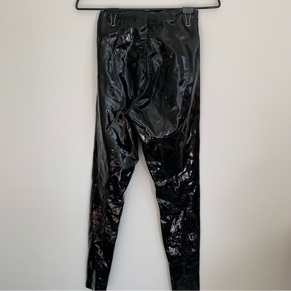 Commando Perfect Control Patent Leather Legging in Black Sz S - Picture 5 of 12